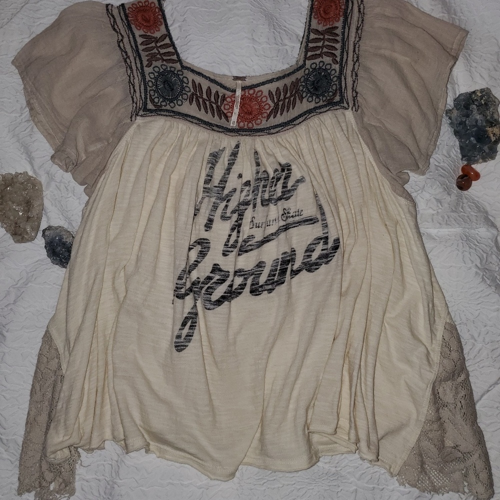 Free people higher ground trapeze top